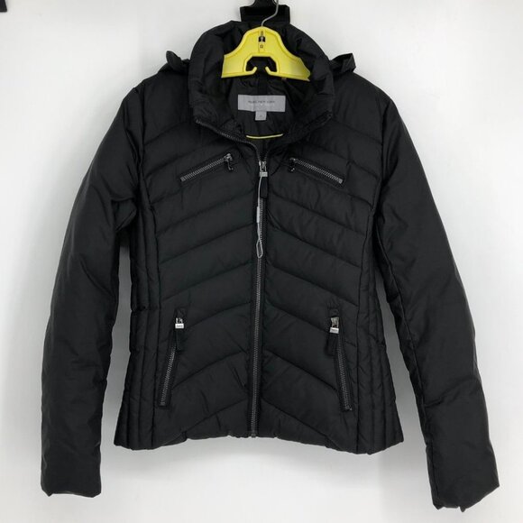 Marc New York Andrew Marc Black Fitted Down  Puffer Jacket size SP - Picture 2 of 15